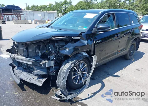 2019 Toyota Highlander Hybrid Xle из США, поврежденный, VIN 5TDJGRFH7KS069480